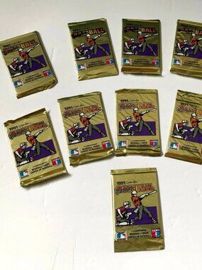 1991 O-Pee-Chee Premier 11 Unopened Packs Of Baseball Cards